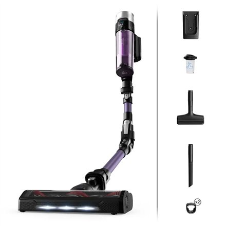 TEFAL Vacuum Cleaner , TY2039WO X-force Flex , Cordless operating , 250 W , Black/Purple