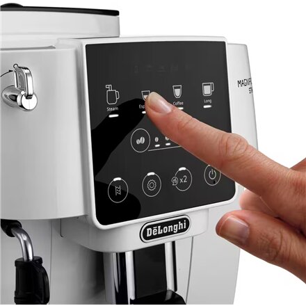 Delonghi , Coffee Maker , Magnifica Start ECAM220.20.W , Pump pressure 15 bar , Built-in milk frother , Fully automatic , 1450 W , White