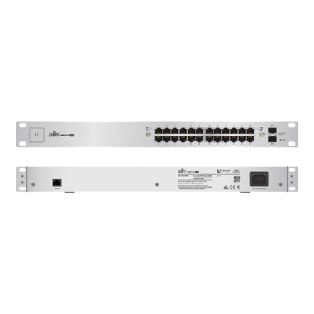 Ubiquiti , US-24-250W , Web managed , Rackmountable , Gigabit Ethernet (copper) ports quantity 24 , SFP ports quantity 2 , 12 month(s)