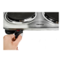 Camry , CR 6511 , Number of burners/cooking zones 2 , Rotary knobs , Stainless steel , Electric