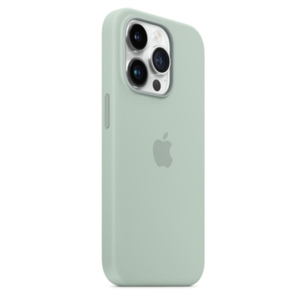 Apple 14 Pro Silicone Case with MagSafe Succulent