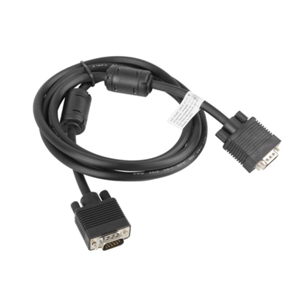 Lanberg VGA Cable, Dual-Shielded Ferrite Core , CA-VGAC-10CC-0018-B , VGA to VGA , 1.8 m