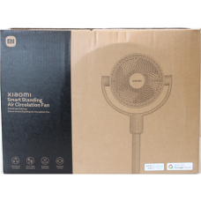 SALE OUT. Smart Standing Air Circulation Fan EU , Stand Fan , Diameter 32 cm , Number of speeds 100 , Oscillation , White , DAMAGED PACKAGING, PAINT AND ITEM BODY. MISSING INNER PACKAGING AND MANUAL