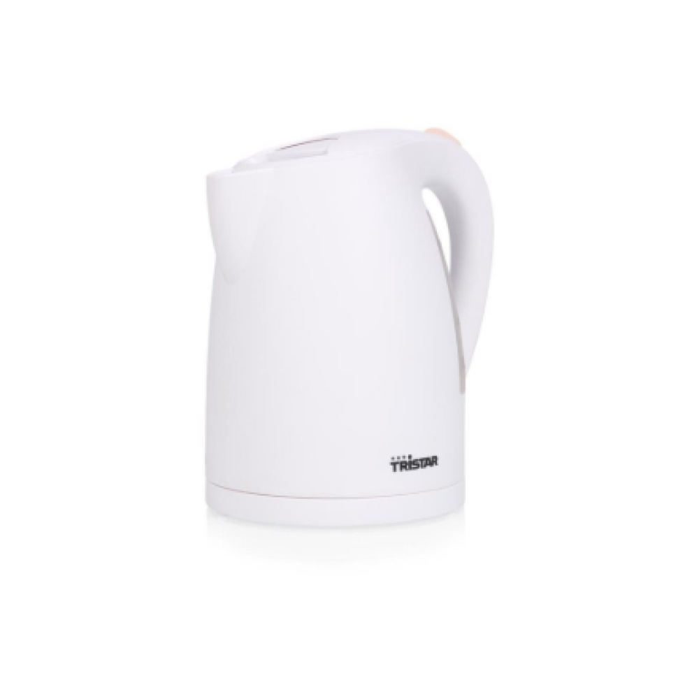 Tristar , Kettle , WK-1345 , Electric , 2200 W , 1.7 L , Plastic , 360° rotational base , White