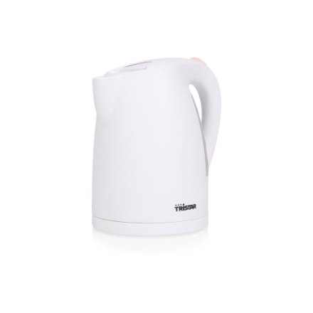 Tristar , Kettle , WK-1345 , Electric , 2200 W , 1.7 L , Plastic , 360° rotational base , White