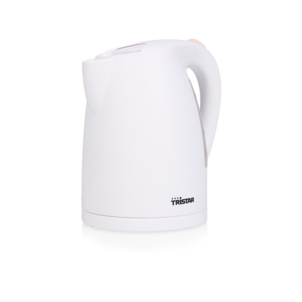 Tristar Kettle , WK-1345 , Electric , 2200 W , 1.7 L , Plastic , 360° rotational base , White