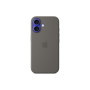Apple Case with MagSafe , Apple , iPhone 16 , Silicone , Stone Gray