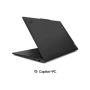 Lenovo ThinkPad T16 G4 AMD , Black , 16 , IPS , WUXGA , 1920 x 1200 pixels , Anti-glare , AMD Ryzen AI 7 PRO , 350 , 32 GB , SO-DIMM DDR5 , Solid-state drive capacity 1000 GB , AMD Radeon 860M Graphics , Windows 11 Pro , 802.11be , Bluetooth version 5.4 ,