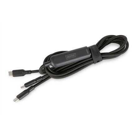 Digitus , USB-C 2in1 charging cable, 140W , AK-300170-018-S