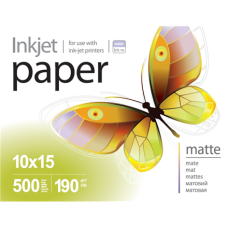 ColorWay PrintPro Matte Photo Paper, 190g/m, 10x15, 500pcs.