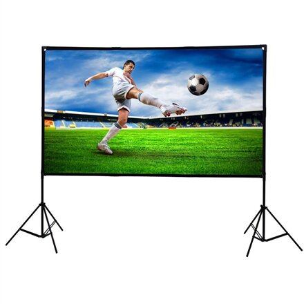 Extralink , Foldable Projection Screen, 186 x 105 cm , Diagonal 84 , White