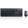 Lenovo , Professional , Professional Wireless Keyboard and Mouse Combo - US English with Euro symbol , Keyboard and Mouse Set , Wireless , Mouse included , US , Black , US English , Numeric keypad , Wireless connection