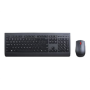 Lenovo , Professional , Professional Wireless Keyboard and Mouse Combo - US English with Euro symbol , Keyboard and Mouse Set , Wireless , Mouse included , US , Black , US English , Numeric keypad , Wireless connection