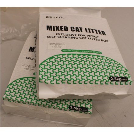 SALE OUT. , PETKIT Mixed Cat Litter, 3 bags , DAMAGED PACKAGING, MISSING 1 BAG