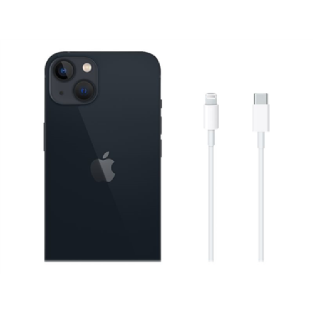 Apple , iPhone 13 , Midnight , 6.1 , Super Retina XDR OLED , 1170 x 2532 pixels , Apple , A15 Bionic , Internal RAM 4 GB , 256 GB , Dual SIM , Nano-SIM , 3G , 4G , 5G , Main camera resolution 12+12 MP , Secondary camera resolution 12 MP , iOS , 15 , 3240 