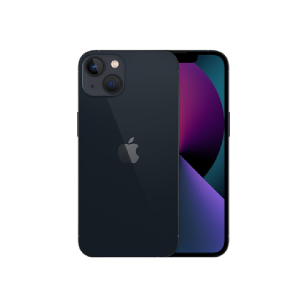 Apple , iPhone 13 , Midnight , 6.1 , Super Retina XDR OLED , 1170 x 2532 pixels , Apple , A15 Bionic , Internal RAM 4 GB , 256 GB , Dual SIM , Nano-SIM , 3G , 4G , 5G , Main camera resolution 12+12 MP , Secondary camera resolution 12 MP , iOS , 15 , 3240 
