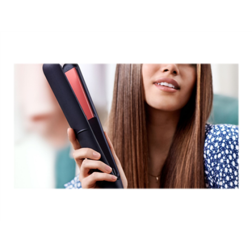Philips , Hair Straitghtener , BHS376/00 , Warranty 24 month(s) , Ceramic heating system , Display , Temperature (min) °C , Temperature (max) 230 °C , Number of heating levels , Black