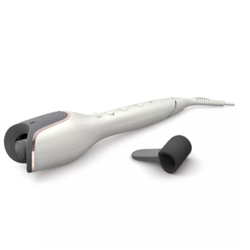 Philips MoistureProtect Auto Curler BHB878/00 Ceramic heating system, Ionic function, Temperature (min) 170 °C, Temperature (max) 210 °C, White