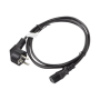 Lanberg , CEE 7/7 to IEC 320 C13 Power Cord , CA-C13C-10CC-0018-BK