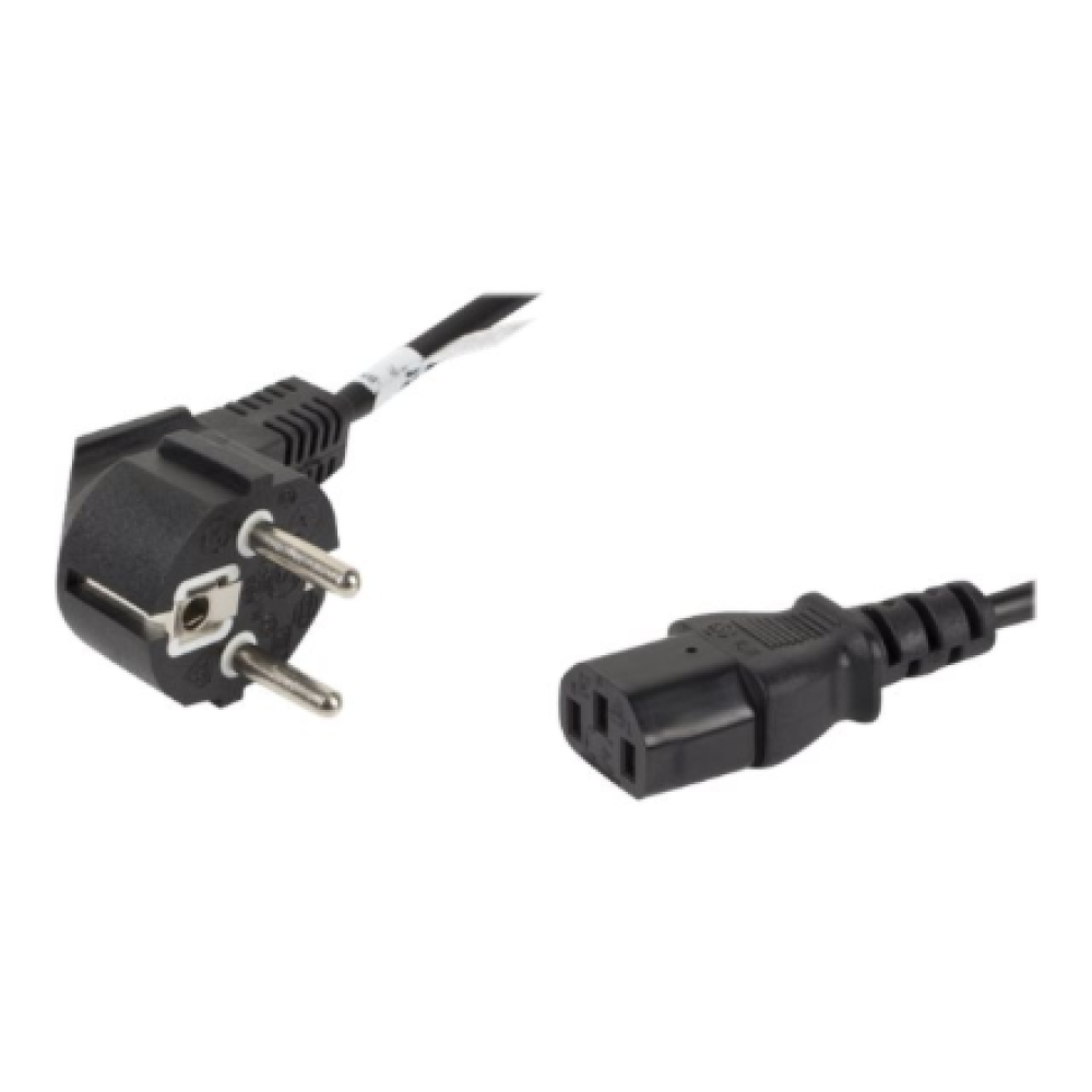 Lanberg , CEE 7/7 to IEC 320 C13 Power Cord , CA-C13C-10CC-0018-BK