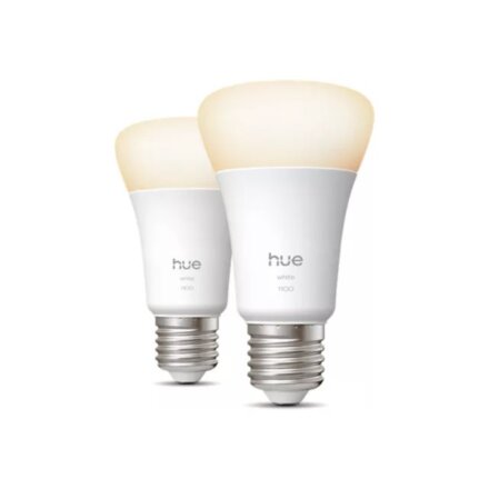Philips Hue W 1100 A60 2P EU , E27 , 9.5 W , Soft white light , Bluetooth and Zigbee