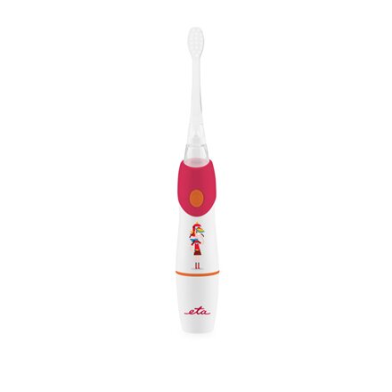 ETA Toothbrush , Sonetic ETA071090030 , Battery operated , For kids , Number of brush heads included 2 , Number of teeth brushing modes 1 , Red/White