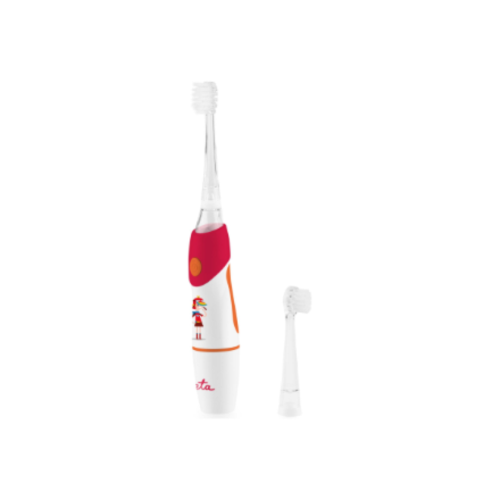 ETA Toothbrush , Sonetic ETA071090030 , Battery operated , For kids , Number of brush heads included 2 , Number of teeth brushing modes 1 , Red/White
