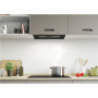 Candy , Hood , CPY5MBG , Canopy , Energy efficiency class C , Width 52 cm , 298 m³/h , Mechanical control , LED , Black Glass