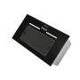 Candy , Hood , CPY5MBG , Canopy , Energy efficiency class C , Width 52 cm , 298 m³/h , Mechanical control , LED , Black Glass