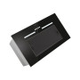 Candy , Hood , CPY5MBG , Canopy , Energy efficiency class C , Width 52 cm , 298 m³/h , Mechanical control , LED , Black Glass