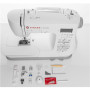 Singer , Sewing Machine , C7205 , Number of stitches 200 , Number of buttonholes 8 , White