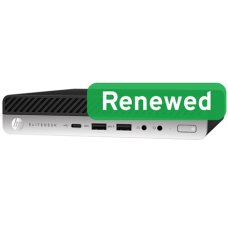 HP Renewed Grade B , EliteDesk 800 G4 , Intel Core i5 , i5-8500T , 8 GB , SSD , 256 GB , Intel UHD Graphics 630 , Windows 11 Pro