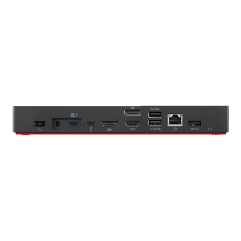 Lenovo ThinkPad Universal Thunderbolt 4 Smart Dock Dock Ethernet LAN (RJ-45) ports 1 x 10/100/1000M LAN port DisplayPorts quantity 2 USB 3.0 (3.1 Gen 1) ports quantity 4 HDMI ports quantity 1 Ethernet LAN Warranty 36 month(s)