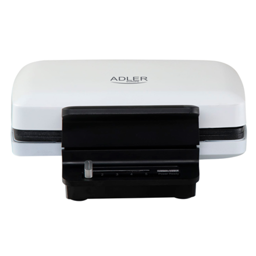 Adler Waffle maker , AD 3085 , 1200 W , Number of pastry 2 , Waffle , White