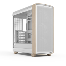 Fractal Design Case , Summit , ATX , Chalk White TG Clear Tint