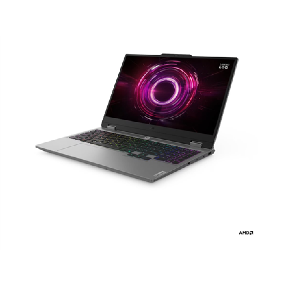 Lenovo- LOQ 15AHP10 AMD , Luna Grey , 15.6 , IPS , FHD , 1920 x 1080 pixels , Anti-glare , AMD Ryzen 7 , 250 , 16 GB , SODIMM DDR5 , Solid-state drive capacity 512 GB , NVIDIA GeForce RTX 5060 , GDDR7 , 8 GB , Windows 11 Home , 802.11ax , Bluetooth versio