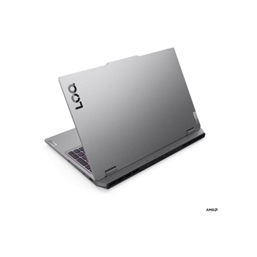 Lenovo- LOQ 15AHP10 AMD , Luna Grey , 15.6 , IPS , FHD , 1920 x 1080 pixels , Anti-glare , AMD Ryzen 7 , 250 , 16 GB , SODIMM DDR5 , Solid-state drive capacity 512 GB , NVIDIA GeForce RTX 5060 , GDDR7 , 8 GB , Windows 11 Home , 802.11ax , Bluetooth versio