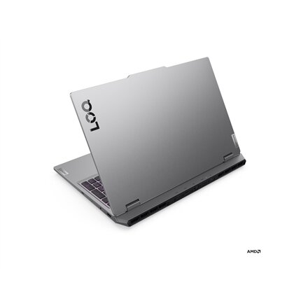 Lenovo- LOQ 15AHP10 AMD , Luna Grey , 15.6 , IPS , FHD , 1920 x 1080 pixels , Anti-glare , AMD Ryzen 7 , 250 , 16 GB , SODIMM DDR5 , Solid-state drive capacity 512 GB , NVIDIA GeForce RTX 5060 , GDDR7 , 8 GB , Windows 11 Home , 802.11ax , Bluetooth versio