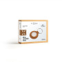 Fixed , Case for AirTag , Genuine cowhide , Brown