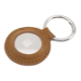 Fixed , Case for AirTag , Genuine cowhide , Brown