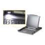 Aten , Single Rail LCD Console (PS/2-USB, VGA) , CL1000N