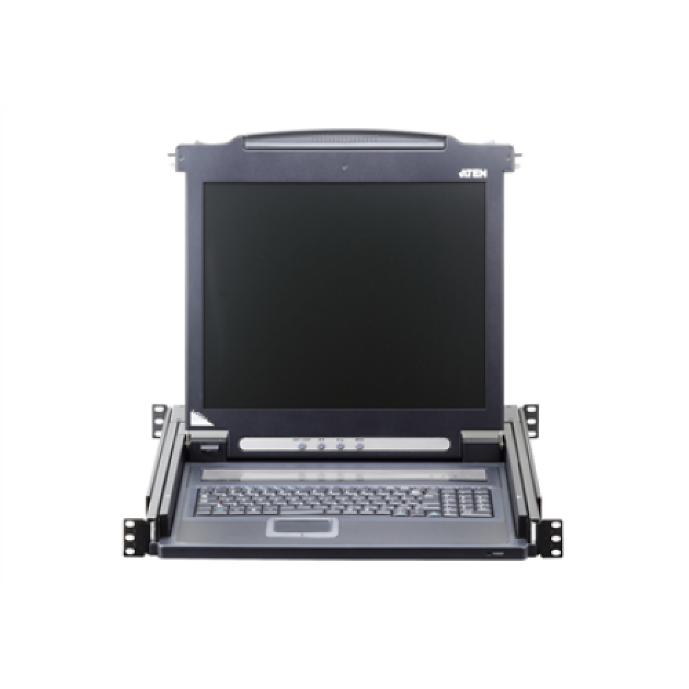 Aten , Single Rail LCD Console (PS/2-USB, VGA) , CL1000N