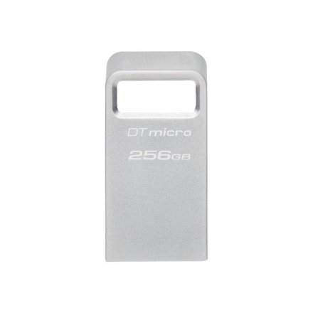 Kingston , USB 3.2 Flash Drive , DataTraveler micro , 256 GB , USB Type-A , Silver