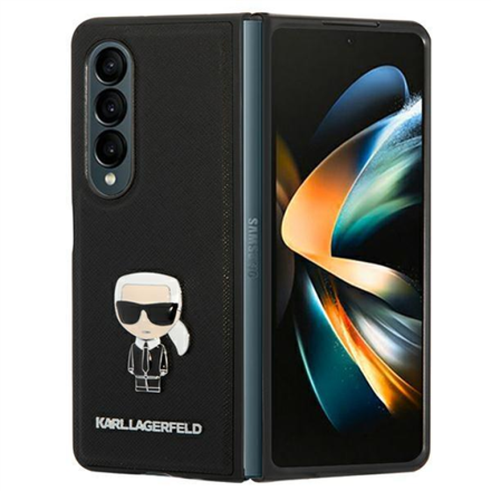 Samsung Galaxy Z Fold 4 (SM-F936) Karl Lagerfeld Case Cover, Black , Karl Lagerfeld