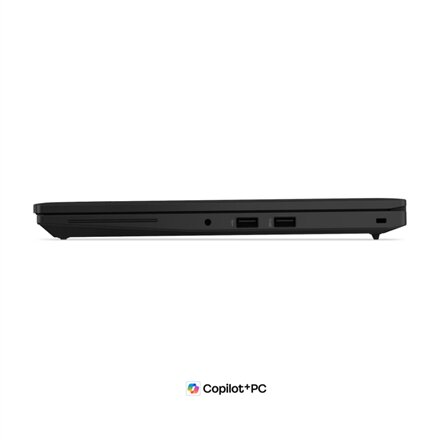 Lenovo ThinkPad L14 G7 Intel , Black , 14 , IPS , WUXGA , 1920 x 1200 pixels , Anti-glare , Intel Core Ultra 7 , 355 , 24 GB , SODIMM DDR5 , Solid-state drive capacity 512 GB , Intel Graphics , Windows 11 Pro , 802.11be , Bluetooth version 5.4 , 4G upgrad