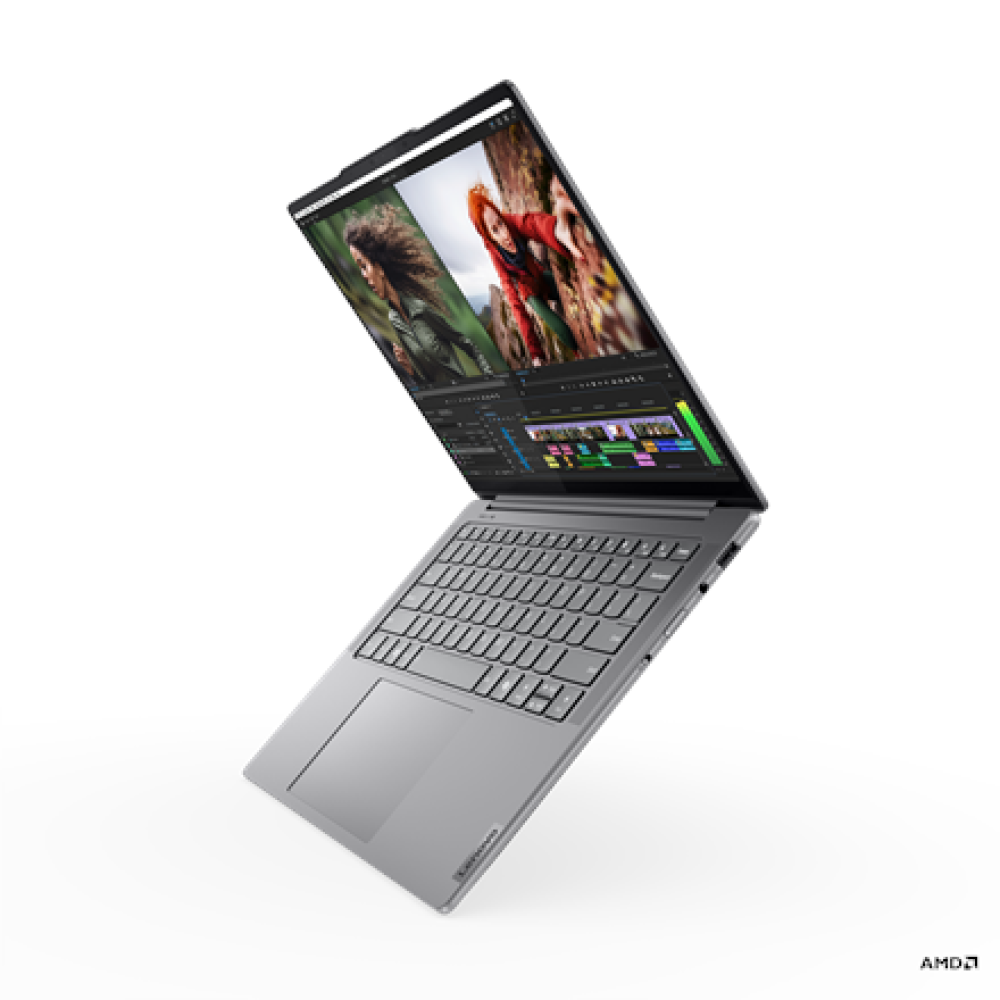 Lenovo Yoga Pro 7 14AHP9 , Luna Grey , 14.5 , IPS , 2.5K , 2560 x 1600 pixels , Anti-glare , AMD Ryzen 7 , 8845HS , 16 GB , Soldered LPDDR5x , Solid-state drive capacity 1000 GB , NVIDIA GeForce RTX 3050 , GDDR6 , 6 GB , Windows 11 Home , 802.11ax , Bluet