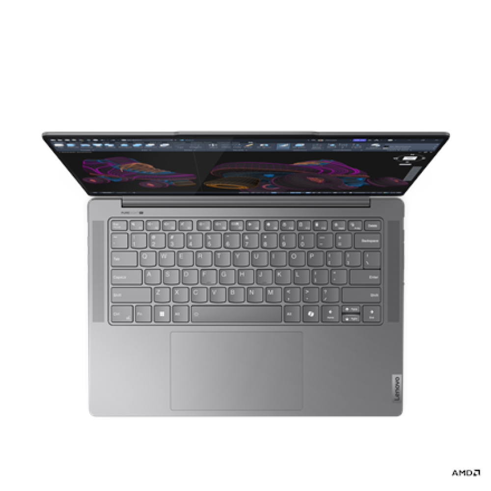 Lenovo Yoga Pro 7 14AHP9 , Luna Grey , 14.5 , IPS , 2.5K , 2560 x 1600 pixels , Anti-glare , AMD Ryzen 7 , 8845HS , 16 GB , Soldered LPDDR5x , Solid-state drive capacity 1000 GB , NVIDIA GeForce RTX 3050 , GDDR6 , 6 GB , Windows 11 Home , 802.11ax , Bluet