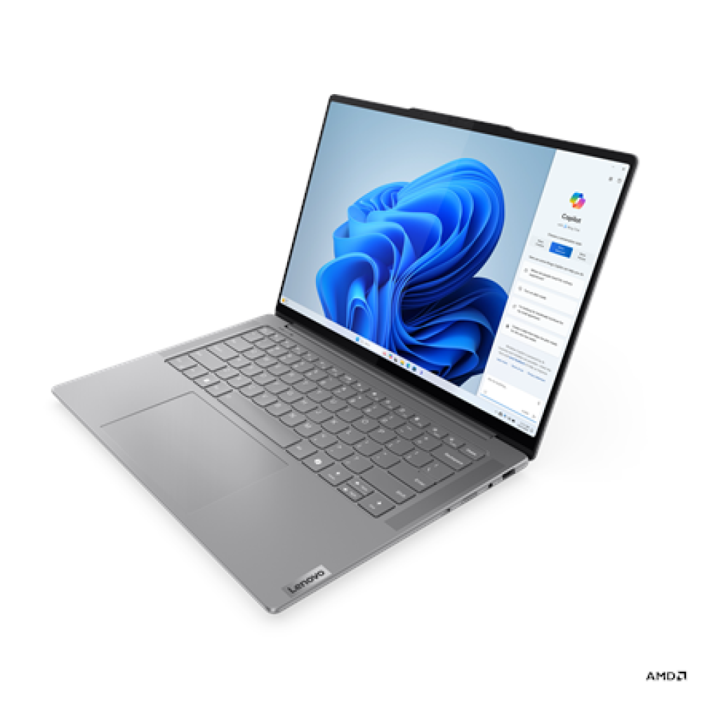 Lenovo Yoga Pro 7 14AHP9 , Luna Grey , 14.5 , IPS , 2.5K , 2560 x 1600 pixels , Anti-glare , AMD Ryzen 7 , 8845HS , 16 GB , Soldered LPDDR5x , Solid-state drive capacity 1000 GB , NVIDIA GeForce RTX 3050 , GDDR6 , 6 GB , Windows 11 Home , 802.11ax , Bluet