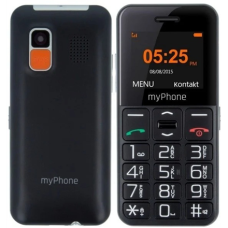 myPhone Halo Easy , Black , 1.77 , TFT , 24 MB , 32 MB , Single SIM , Bluetooth , Main camera resolution 0.3 MP , 1000 mAh