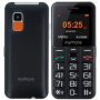 myPhone Halo Easy , Black , 1.77 , TFT , 24 MB , 32 MB , Single SIM , Bluetooth , Main camera resolution 0.3 MP , 1000 mAh